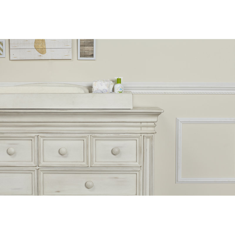 Vienna Changing Table Topper, Antique White