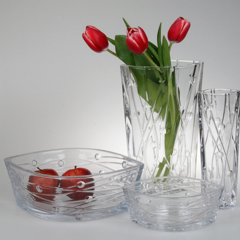 House of Hampton® Labyrinth Vase, 11.8" H x 3.9" W