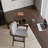 Nut-brown L-Shaped Solid Wood Executive Desk with drawers desk-765289131-765289135