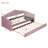 Twin Size Upholstered Daybed With Trundle-1625191307