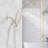 Rainfall Shower Head Swivel Extension Arm With Handheld Spray-103448225