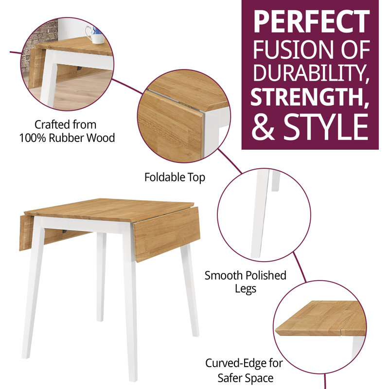 Ahwahnee Extendable Solid Wood Dining Table, White