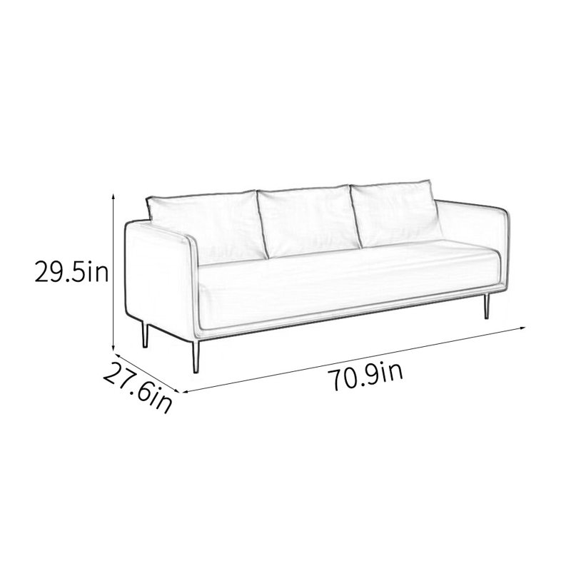 Business leisure simple office sofa