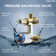 Dual-Function Shower Faucet Set, Pressure-Balanced Shower System with Handheld Spray