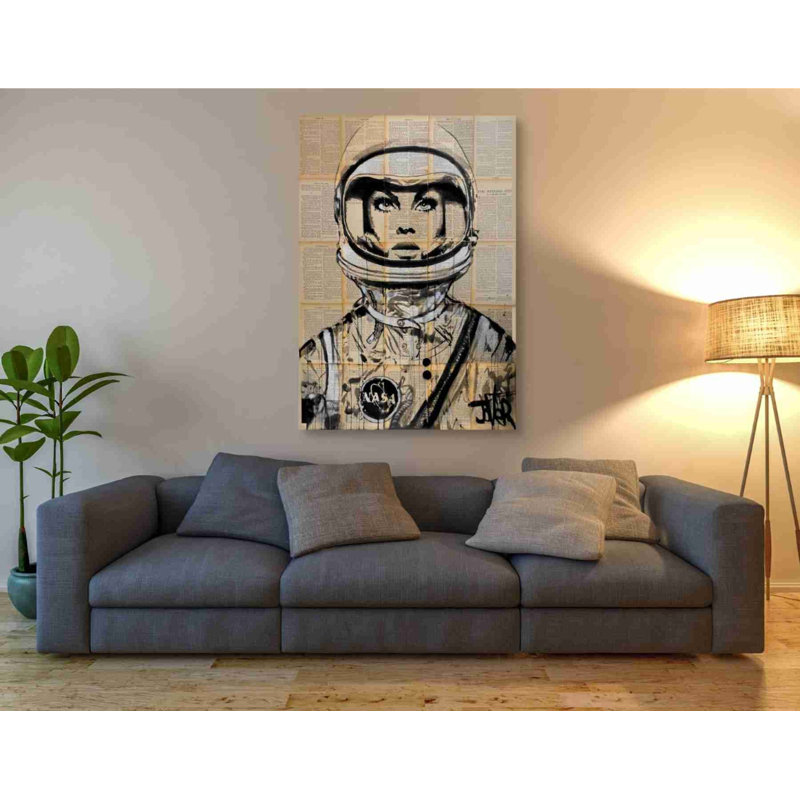«Orbit» par Loui Jover, art mural sur toile, H 60 po x l 40 po x P 1,5 po