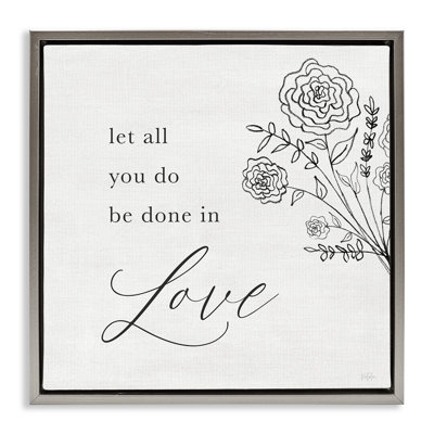 Sentiment d'amour floral