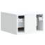 34.5cm W Engineered Wood Bedside Table