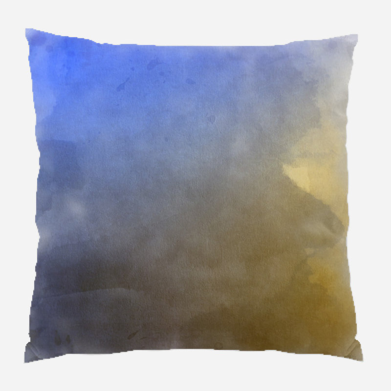 Coussin décoratif texture Cielito, Microsuède, Intérieur