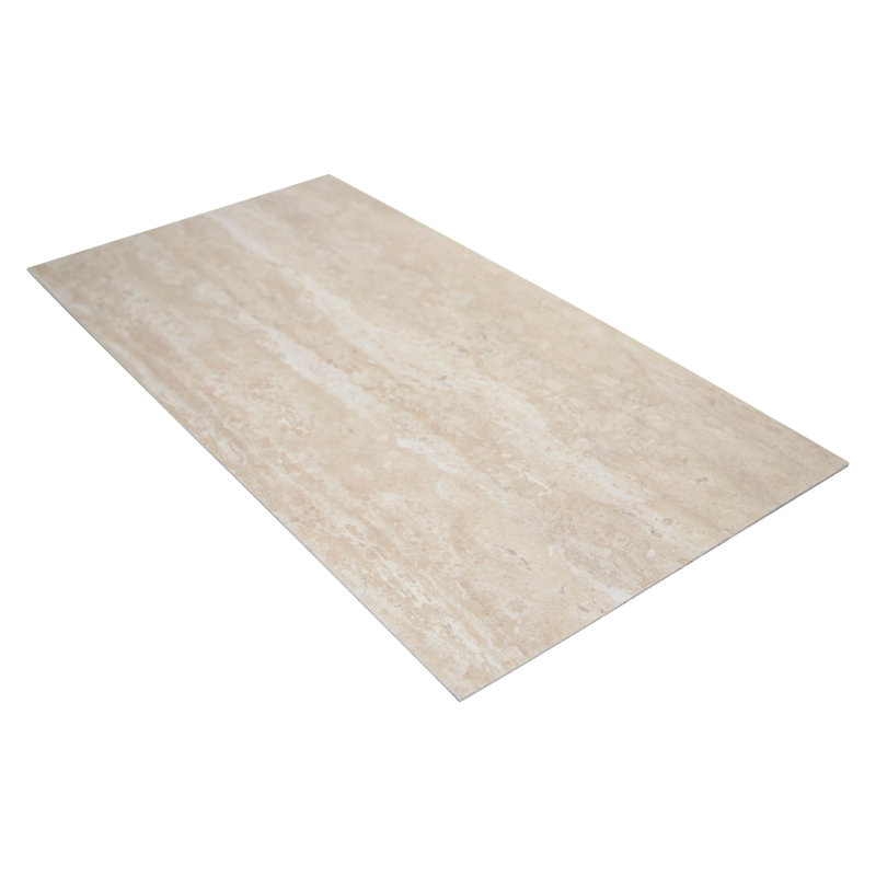 Carreau de mur en travertin 12 po x 24 po Subway, Beige