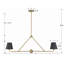 Kinston 2-Light Chandelier-1310079961