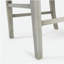 Chaises de salle à manger en bois d'acacia Roshan Farmhouse, gris clair délavé (ensemble de 2)-452068812