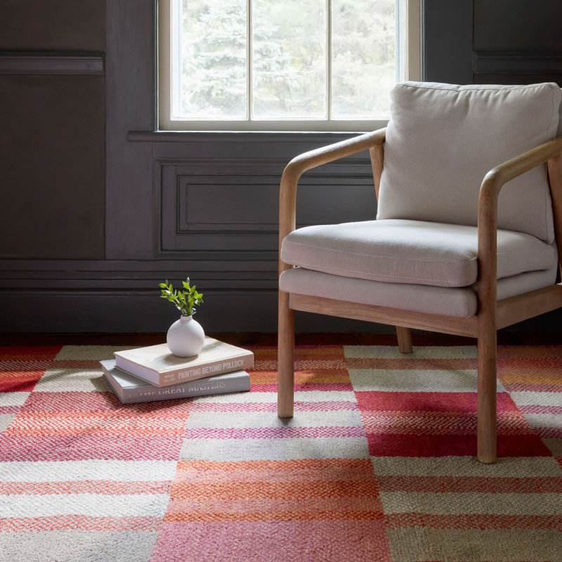 Fairhaven Spice Hand Loom Knotted Wool Rug, Rectangle 2' x 3'