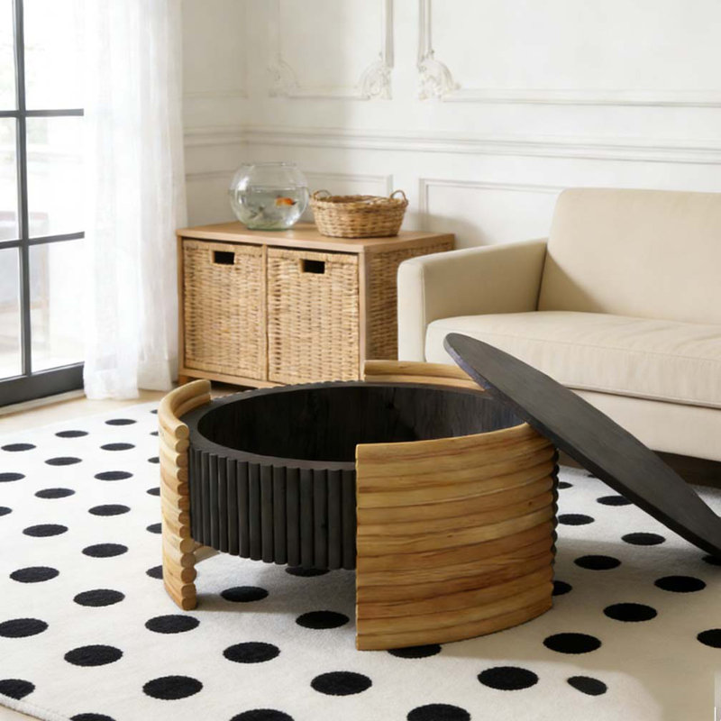Table basse 31,50 "Modern, Marron foncé