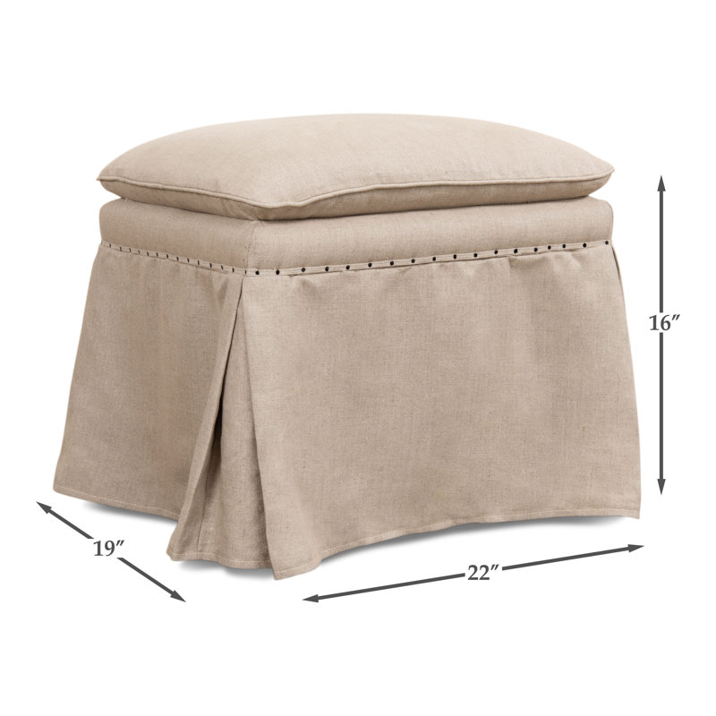 Draped Ottoman