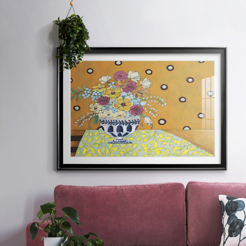 Flowerscape I, reproduction encadrée sur papier, Noir, H 27 po x l 39 po x P 1,5 po