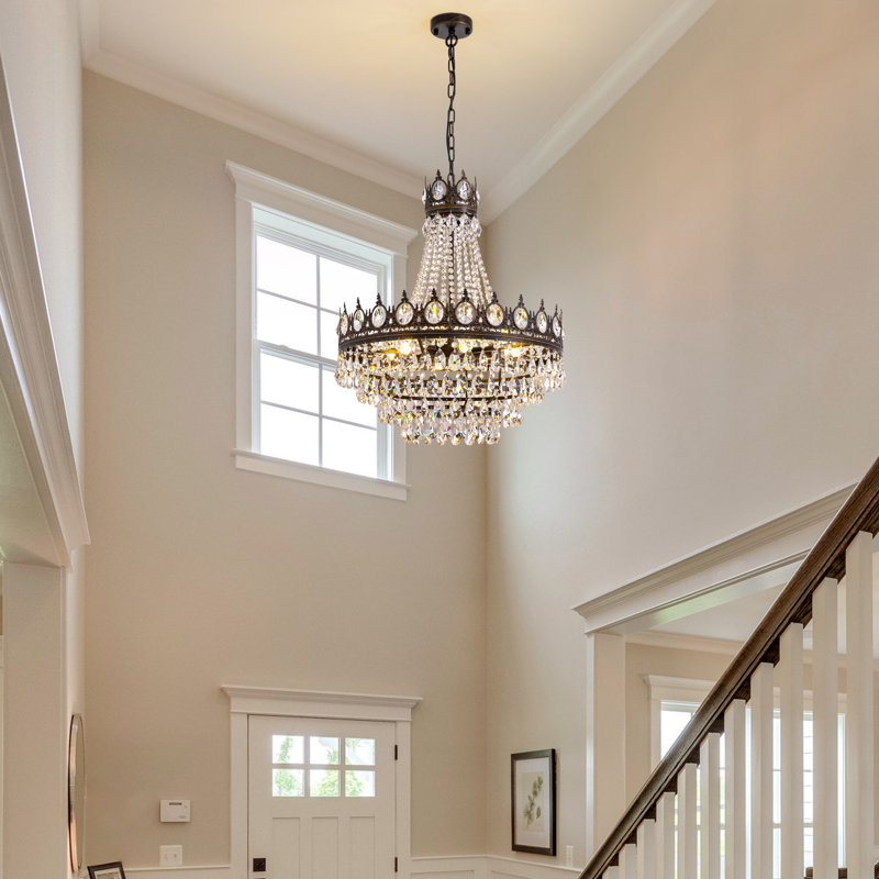 Maquisha 9-Light Dimmable Empire Chandelier
