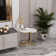 Set Of 2 Indoor Outdoor Marble Nesting End Table Sofa Side Small Coffee Table Sintered Stone Top