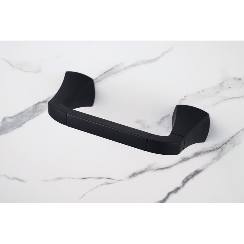 Wall Mounted Toilet Paper Holder, Matte Black