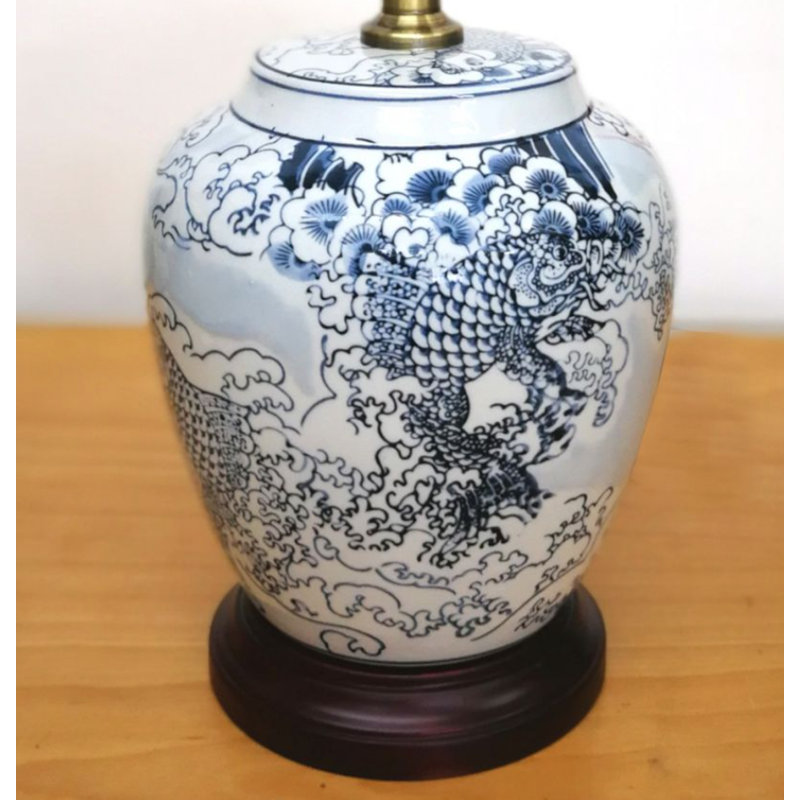 Dequann Porcelain Table Lamp