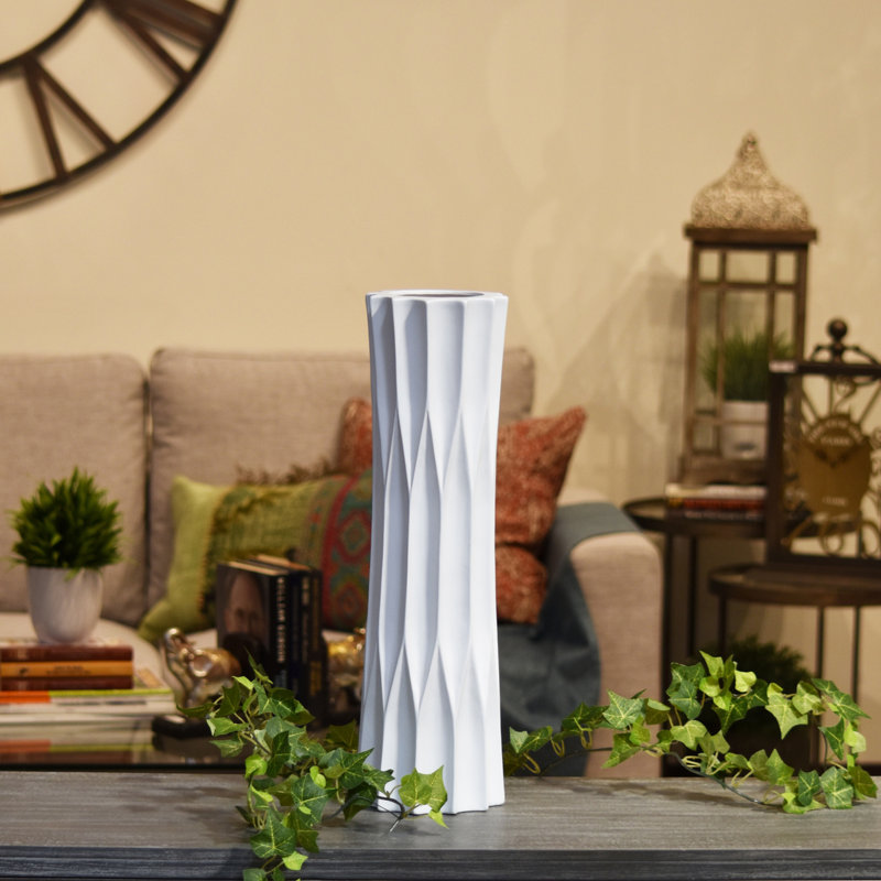 Grider Floor Vase 1, 18" H x 5.25" W x 5.25" D
