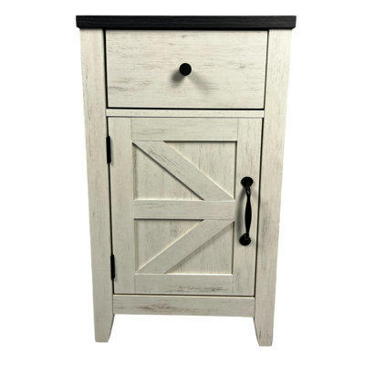 Farmhouse cabinets, barn doors and drawers, bedroom living room, by August Grove