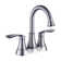 Centerset 2-handle Bathroom Faucet with Drain Assembly