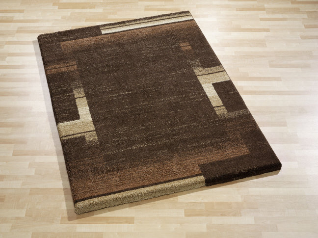 Ketcham Abstract Hand Hooked Area Rug, Rectangular, 110cm L x 60cm W