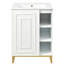 Base de meuble-lavabo simple 18,1 po seulement
