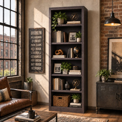 Port City Wood Bookcase