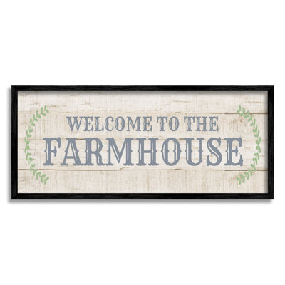 Motif de planches «Welcome To The Farmhouse» - impression