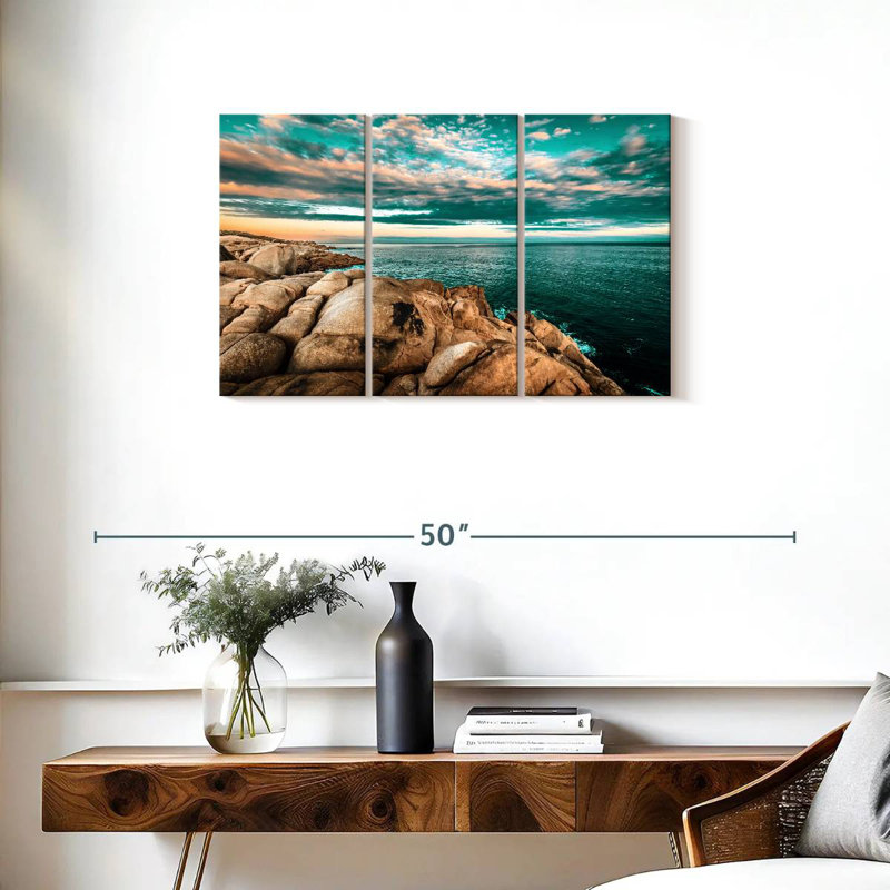 Gillard Dramatic Seascape, 20" H x 33" W
