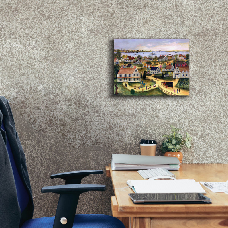  «Spring On Cape Cod» par JL Munro, art mural sur toile, 16 po x 12 po
