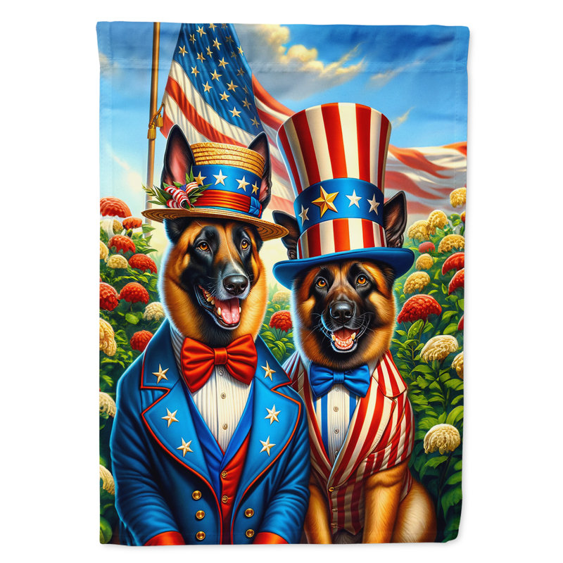 Drapeau All American Garden, Malinois belge