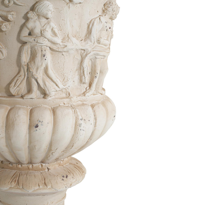 MGO Garden Urn, Antique White, 27'' H