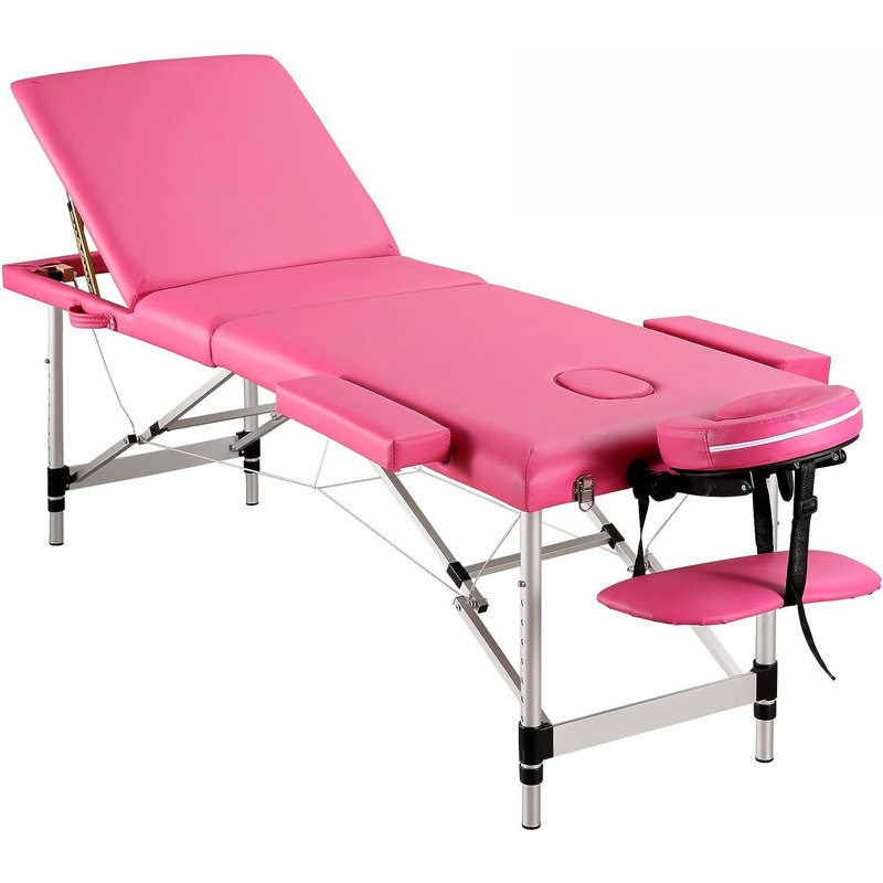 Lit de massage Lastrup 3 plis 82 pouces pour Spa Salon Lash