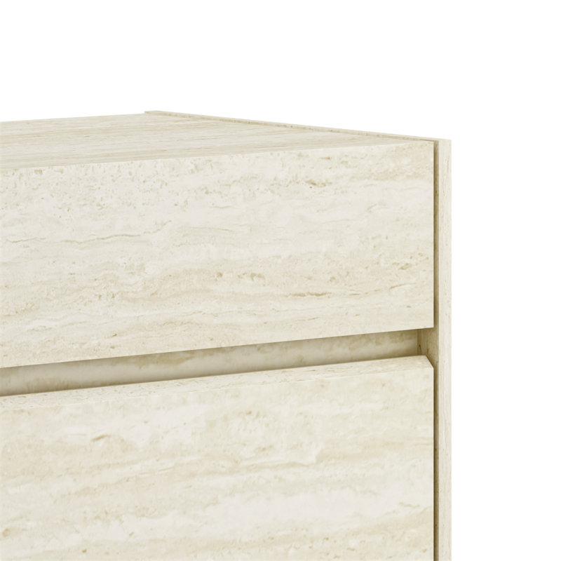Saisha 6 Drawer 46.5'' W Double Dresser, Travertine