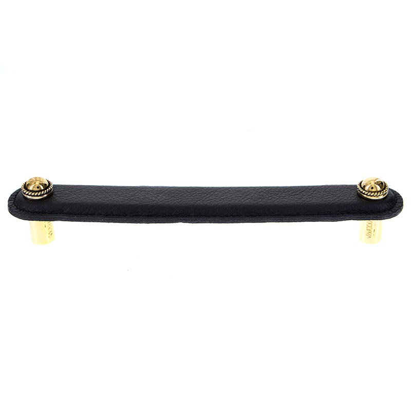 Sanzio 6" Center to Center Bar Pull, 3'', Antique Gold