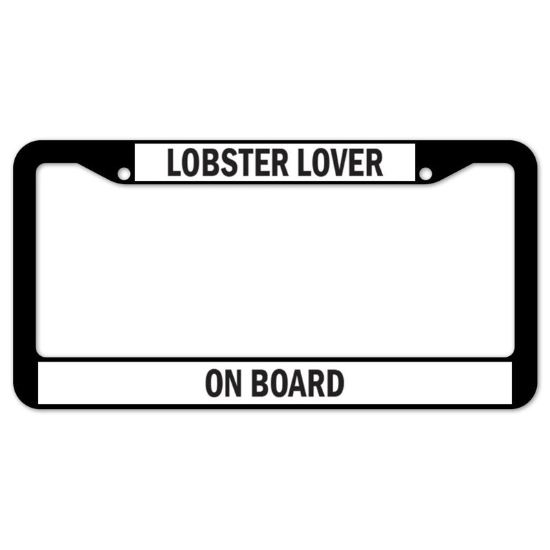 Cadre de plaque pour amoureux du homard