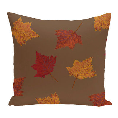 Floral Outdoor Reversible Throw Pillow