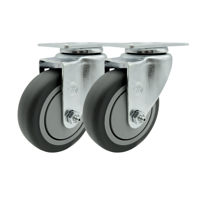 FG25656 Roulettes pivotantes de remplacement pour camion utilitaire Rubbermaid - ensemble de 2 / RUB-SCC-20S414-TPRB-2