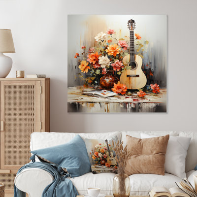 Country Music Melody 4 - Art mural en métal