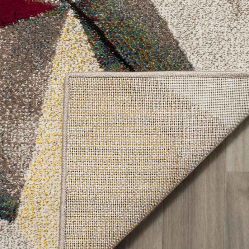 Geometric Shapes Area Rug, Rectangle 160 x 229 cm