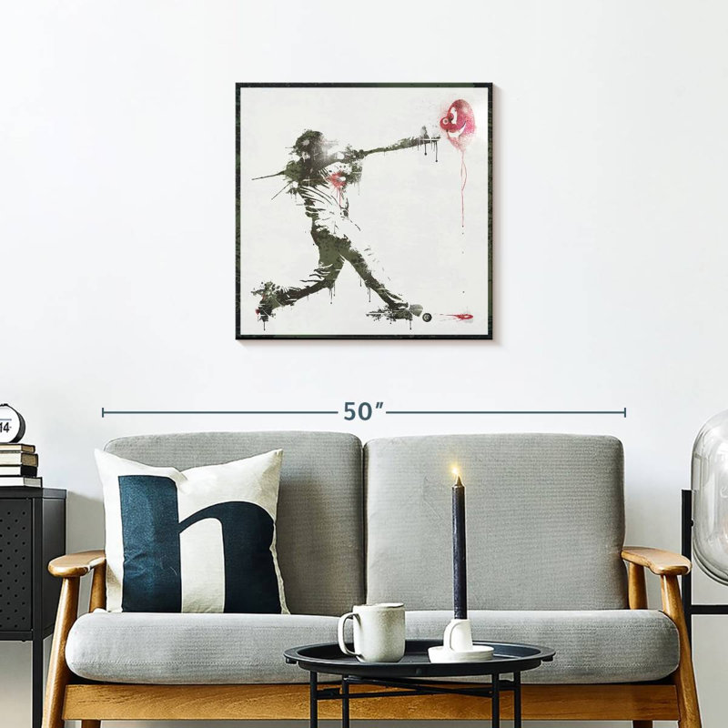 Sireci War, 24" H x 24" W