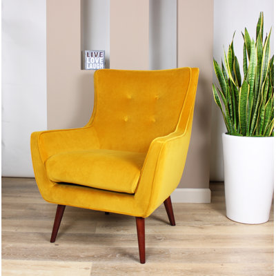 Bolles Upholstered Wingback Chair