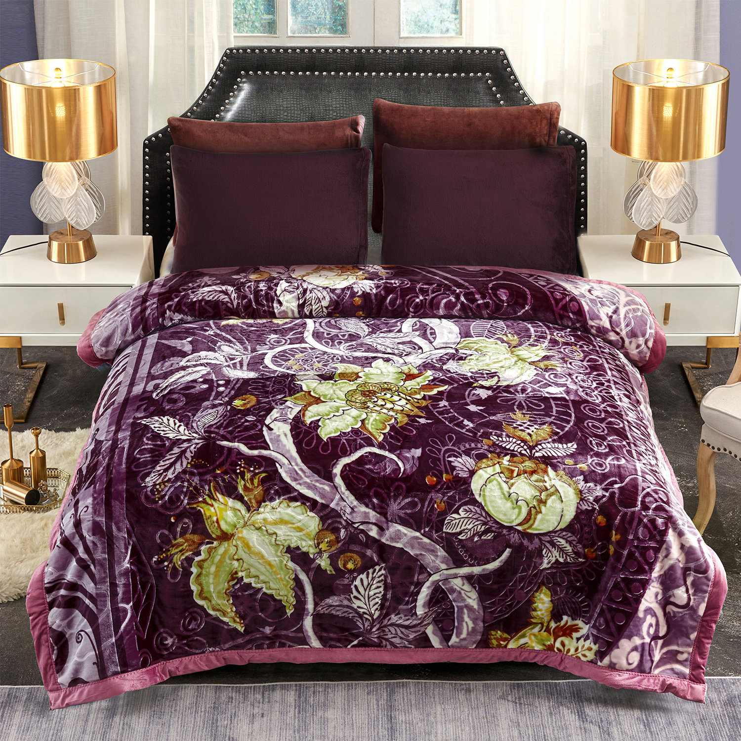 JML Embroidered Blanket & Reviews