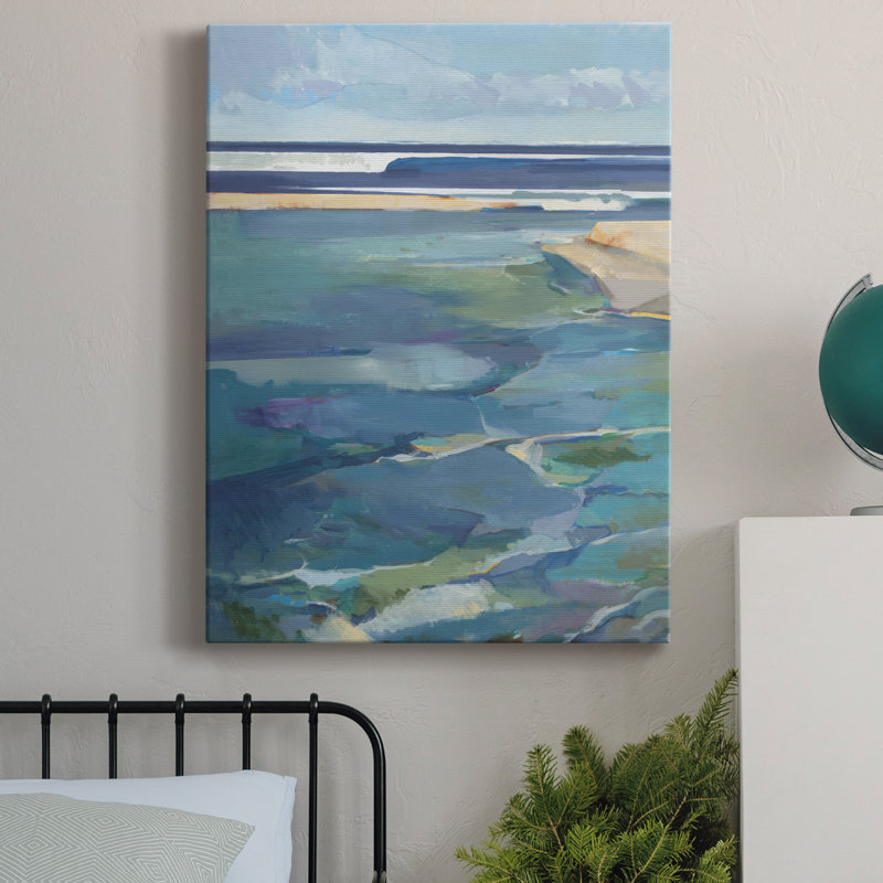 Breakwater I - Impression sur toile tendue, H 40 po x l 30 po x P 1 po