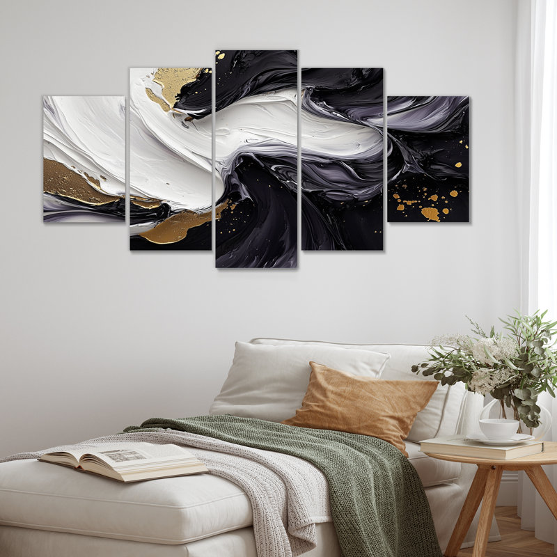 «Nurit» - art mural moderne - ensemble de décorations murales abstraites