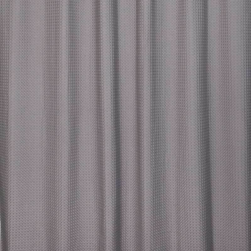 Cotton Blend Shower Curtain, Gray