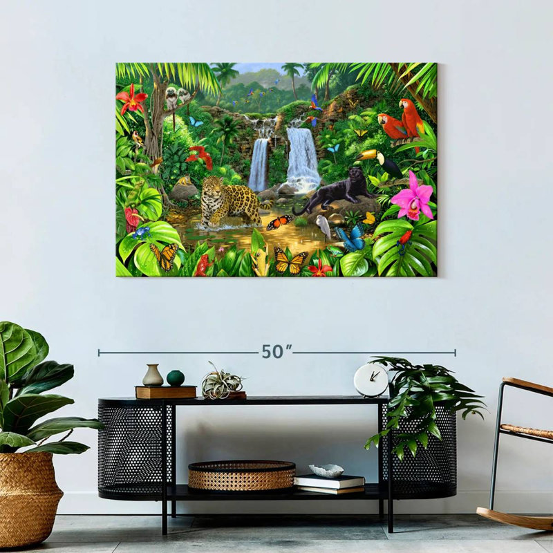 Brampt Rainforest Harmony I, 30" H x 45" W