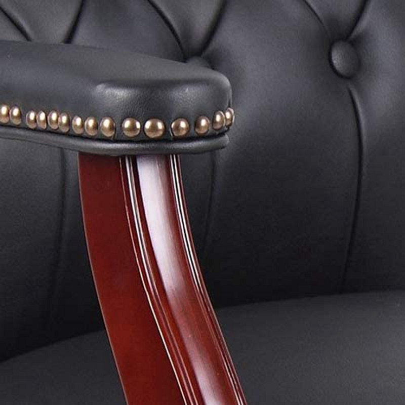 Reception Guest Chairs W/Padded Seat and Arms Ergonomic Mid-Back Office Executive Side Chair for Meeting Waiting Room